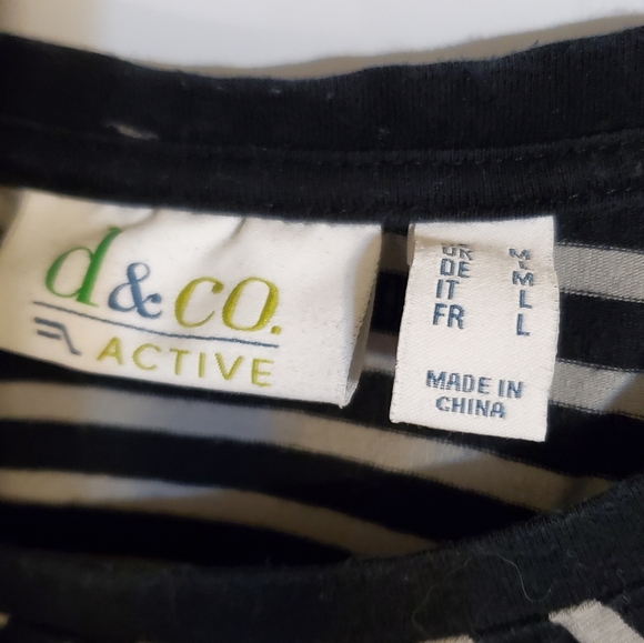 D&Co. Active Striped Top - Picture 3 of 6